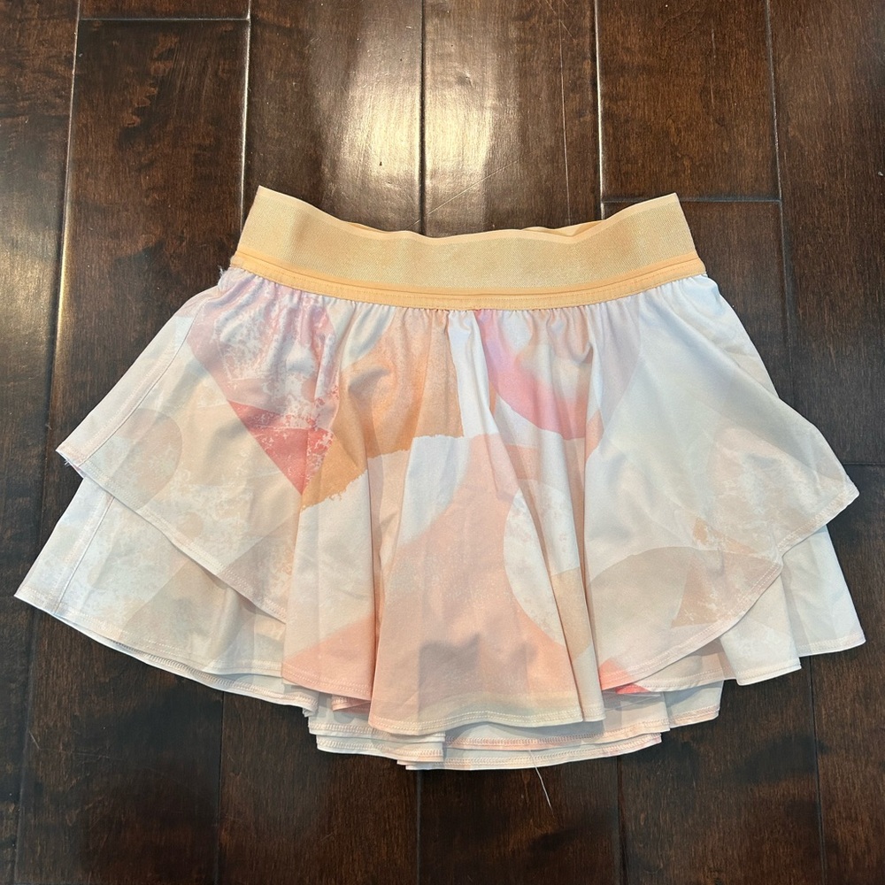 Lululemon Pink and Orange Skirt
